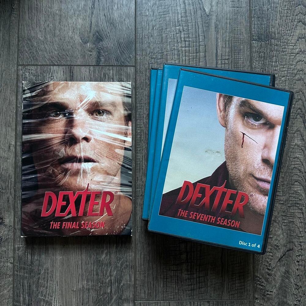 DEXTER Season 7 & Final Season 8 TV Series DVD Bundle Lot